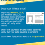 Do travelers need a star to travel with the license?